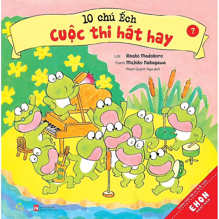 Sách Ehon 10 Chú Ếch Combo + Lẻ Cuốn