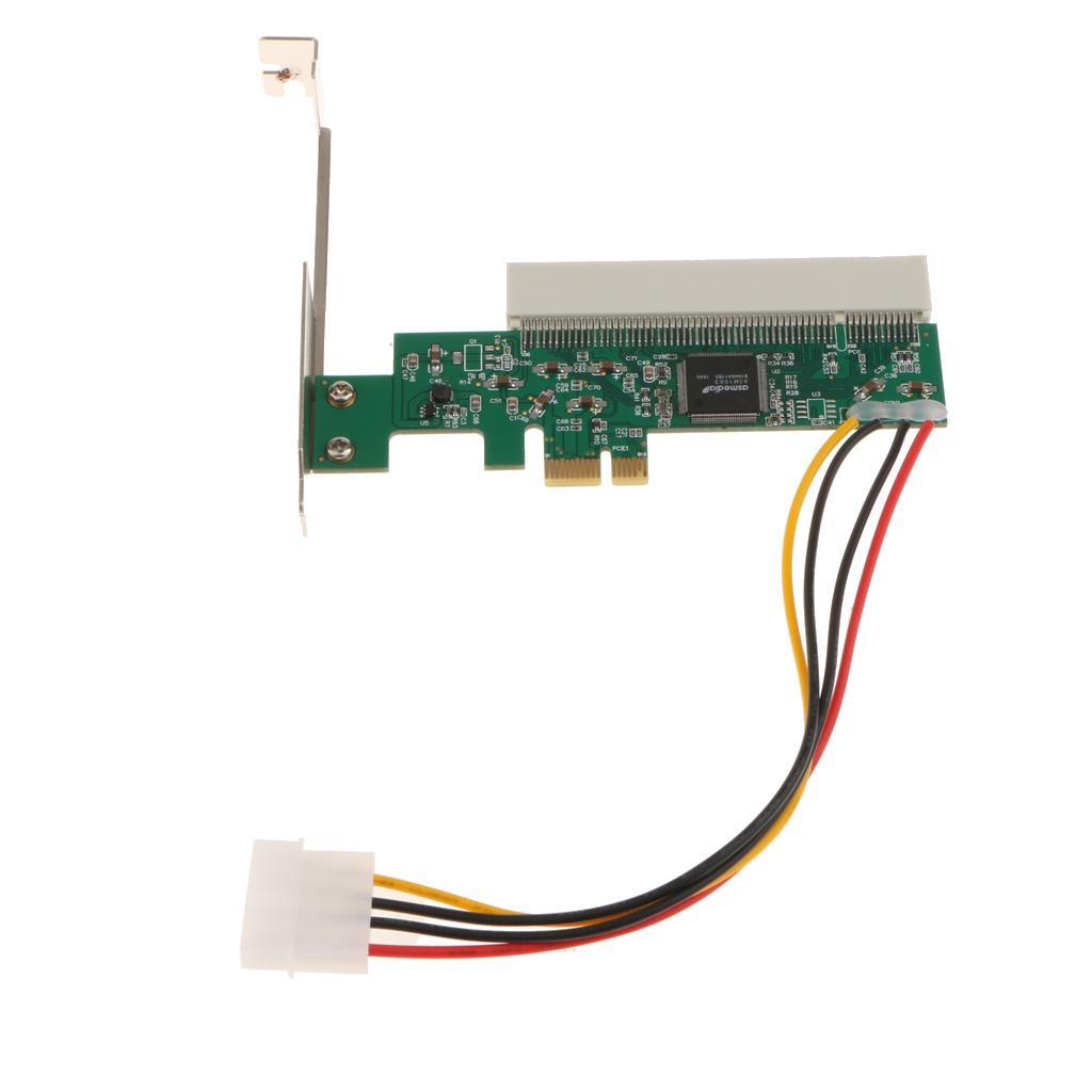 2x High Efficiency PCI- PCI-E to PCI Riser Card Converter for PC