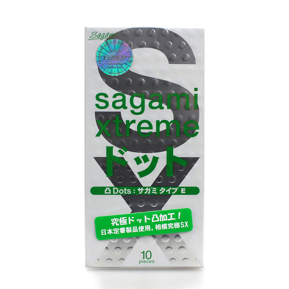 Bao Cao Su Có Gai Nhẹ Của Nhật Sagami Xtreme White - Tăng Khoái Cảm - Che Tên Sản Phẩm