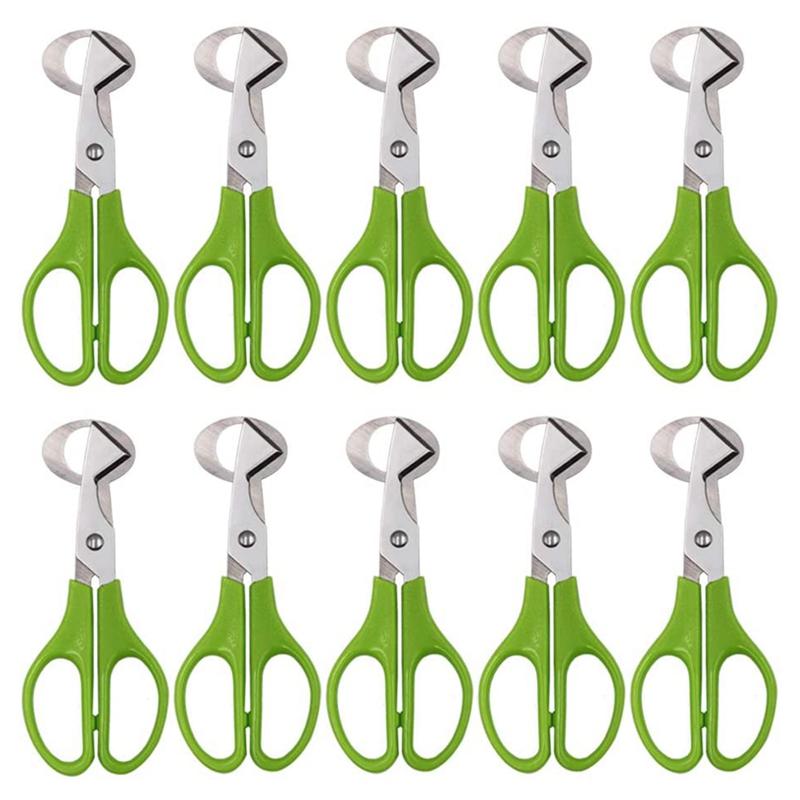 10 Chiếc Inox Chim Cút Máy Đánh Trứng Kéo Pigeon Chim Chim Cút Máy Đánh Trứng Dụng Cụ Mở Nứt Bếp Bấm Dụng Cụ