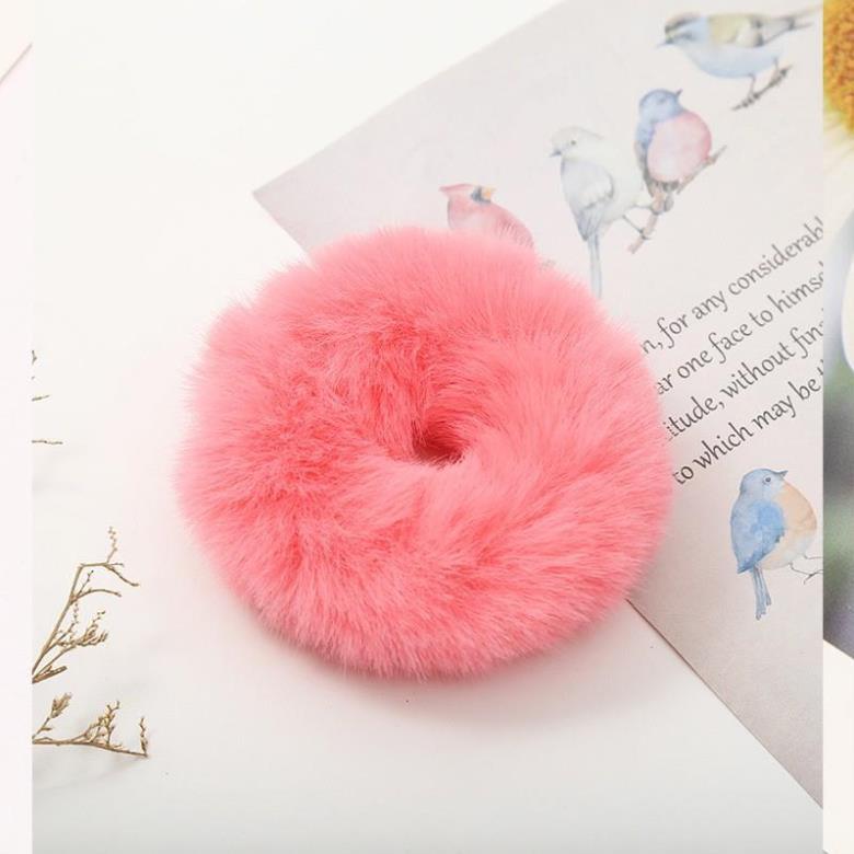Dây cột tóc Bông Scrunchies - cột tóc Hàn Quốc bông xinh xắn ngọt ngào C11