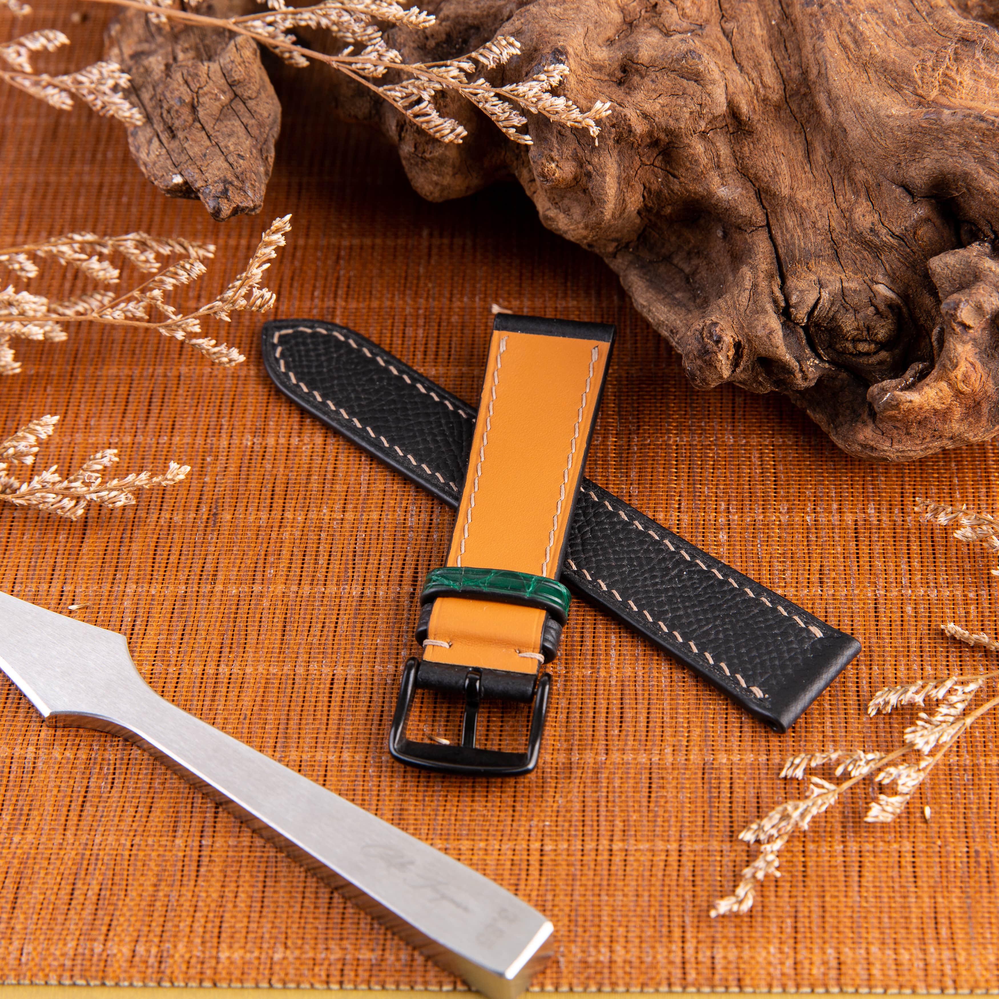 Dây đồng hồ da bò chống thấm nước tốt