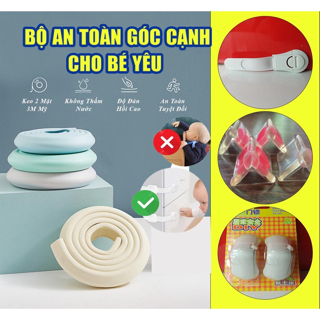 Bịt góc bàn ổ điện, bọc cạnh bàn kính, cạnh tủ vuông bằng silicon an toàn cho bé