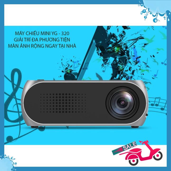  Máy chiếu mini YG - 320 HD 720P, giải trí đa phương tiện ngay tại nhà