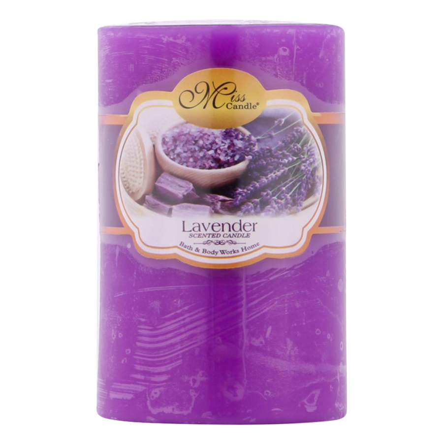 Set 3 Nến Thơm Trụ Tròn D5H8 Miss Candle FTRAMART NQM0819 -