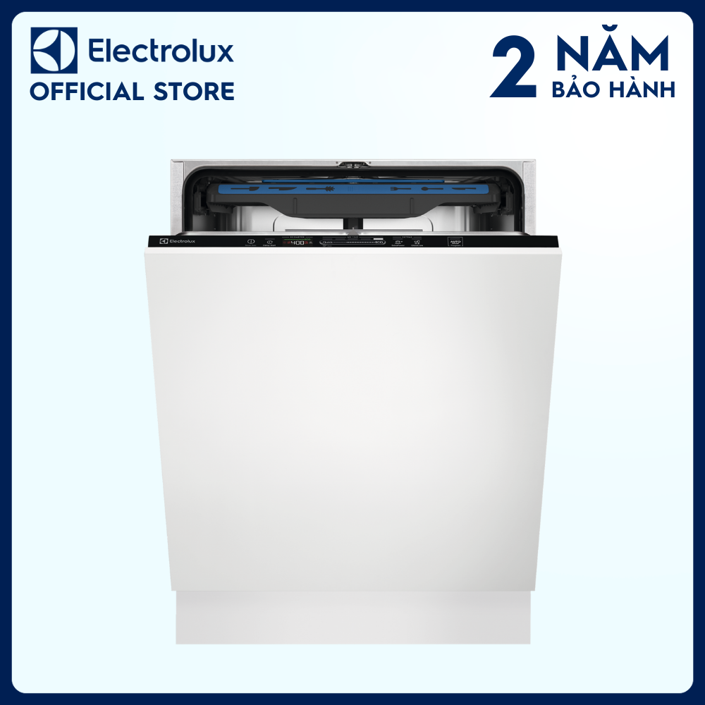 Máy rửa bát âm Electrolux UltimateCare 700 EEM48300L 60cm cho 14 bộ chén đĩa, ngăn rửa dụng cụ ăn chuyên dụng [Hàng chính hãng]