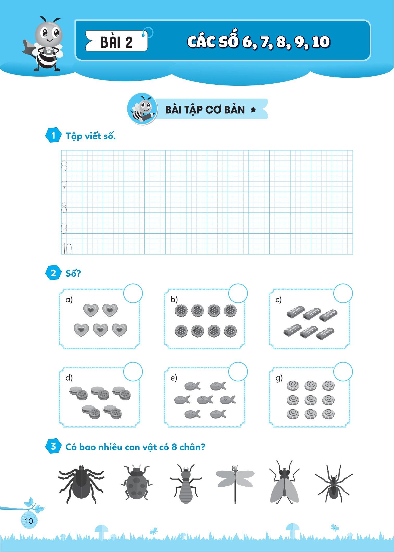 Bài Tập Bổ Trợ Toán Cơ Bản Và Nâng Cao Lớp 1 - Tập 1