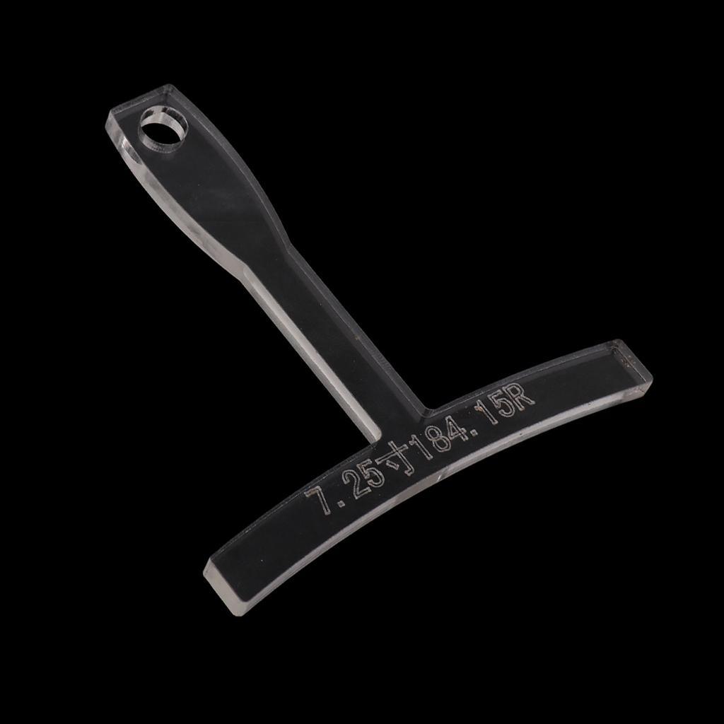 Electric Acoustic Guitar Bass Fingerboard Ruler Fret Ruler Luthier Tool