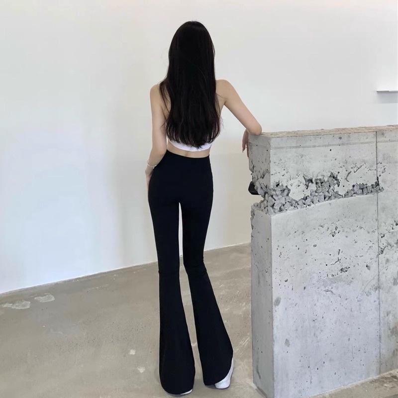 QUẦN ỐNG LOE VẢI SIÊU CO GIÃN HACK DÁNG SEXY