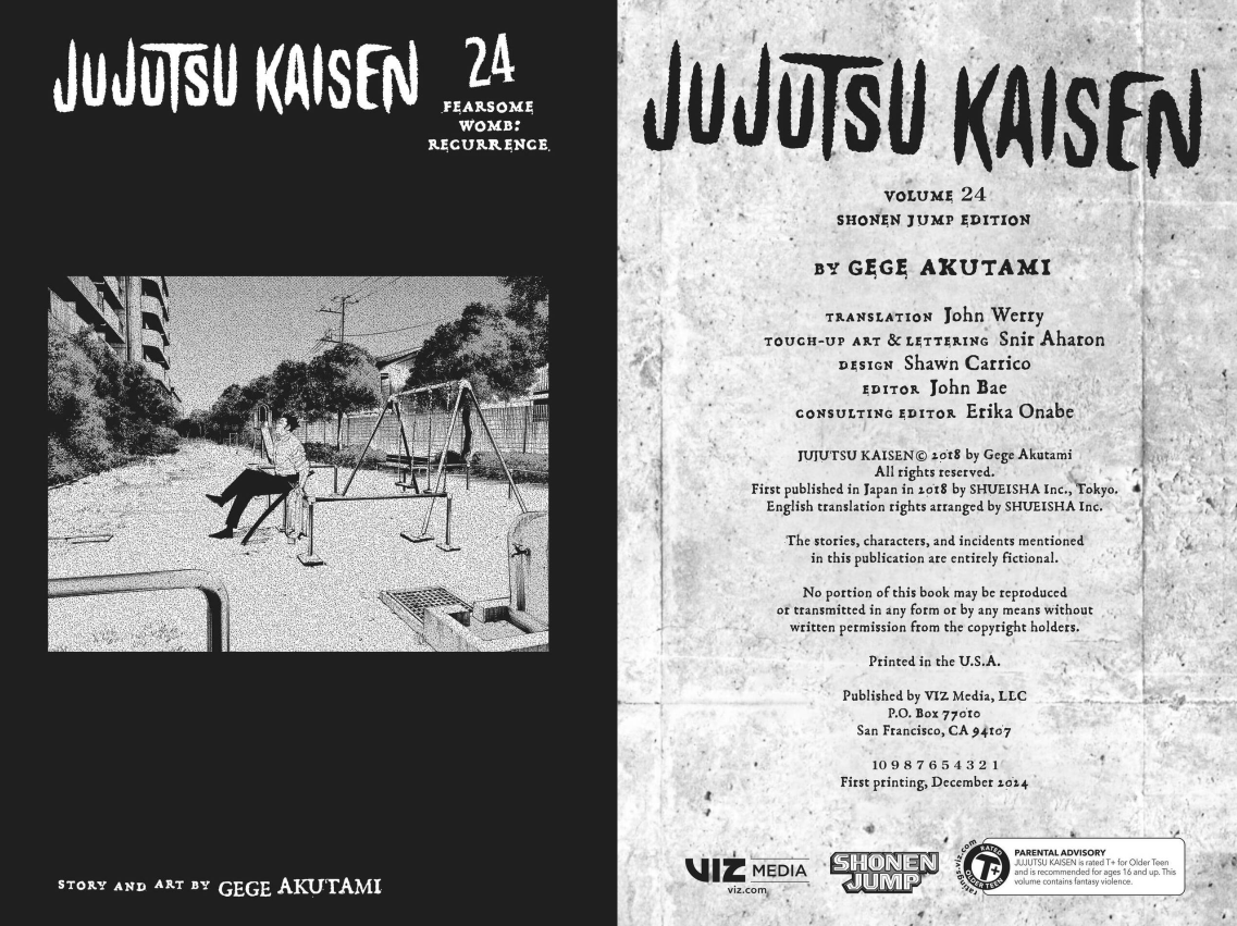 Sách ngoại văn: Jujutsu Kaisen 24 (English Edition)
