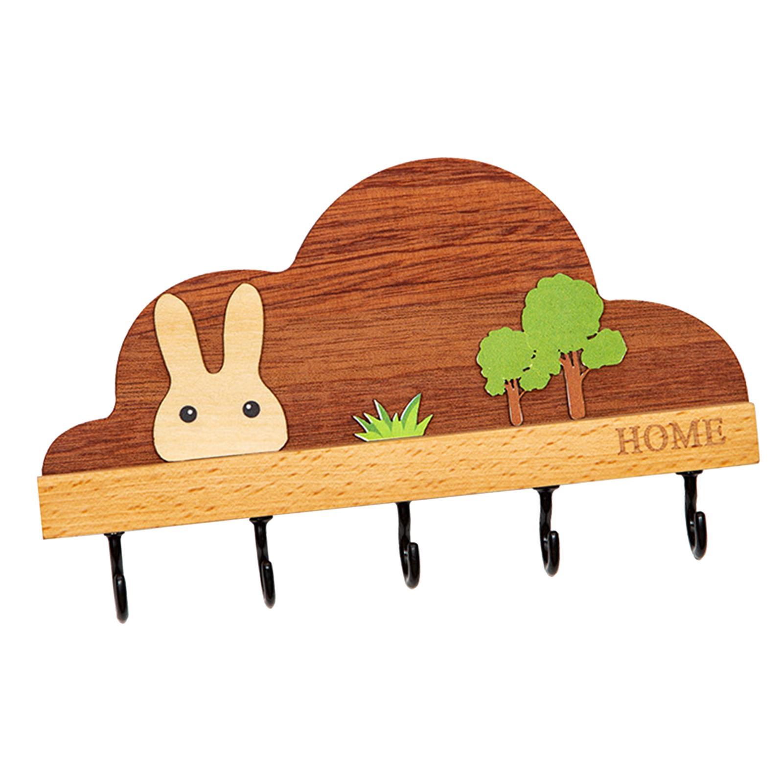 Key Rack Key Holder Hooks Cute Home Wall Hanger for Front Door Ornament Home