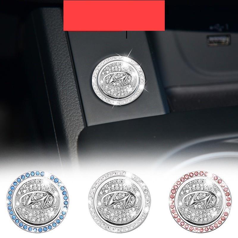 ️FREESHIP TỪ 50K️Vòng Đá-Logo Trang Trí Nút Khởi Động START STOP Của Xe Hơi Bằng Đá Cực Sang Trọng - logo Vinfast