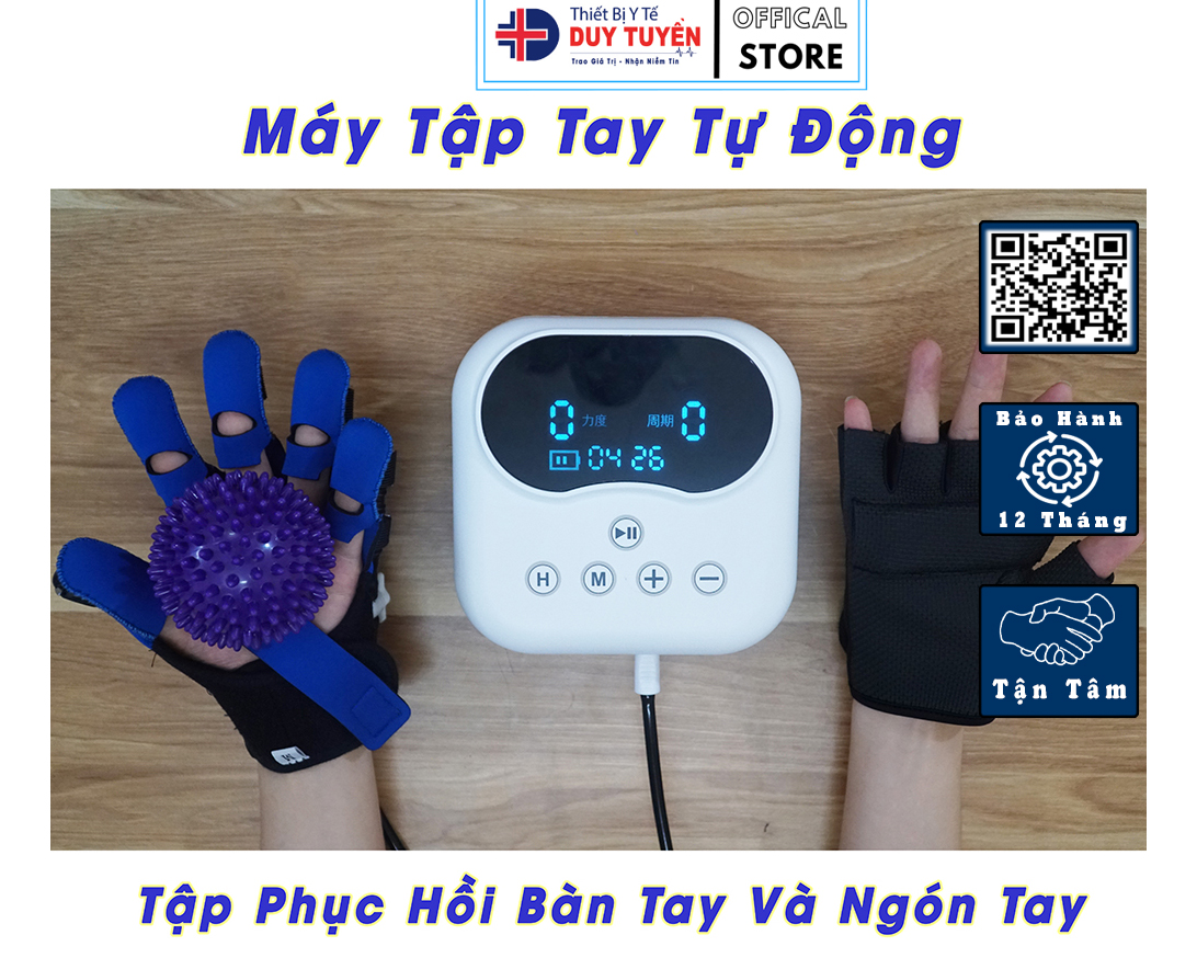 Máy Tập Tay Phục Hồi Chức Năng Bàn Tay Và Ngón Tay Cho Người Tai Biến - Robot Tập Phục Hồi Bàn Tay - Máy Tập Tay Tự Động