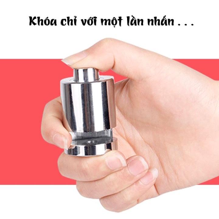 Khóa phanh đĩa xe máy hình trụ chống trộm chất liệu thép nguyên khối thiết kế thông minh an toàn.