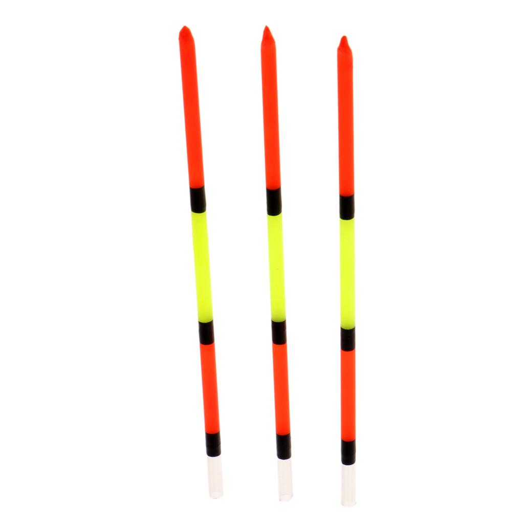 100pcs Plastic Fishing Float Vertical Buoy Long Tail Floating Stick Tube 2
