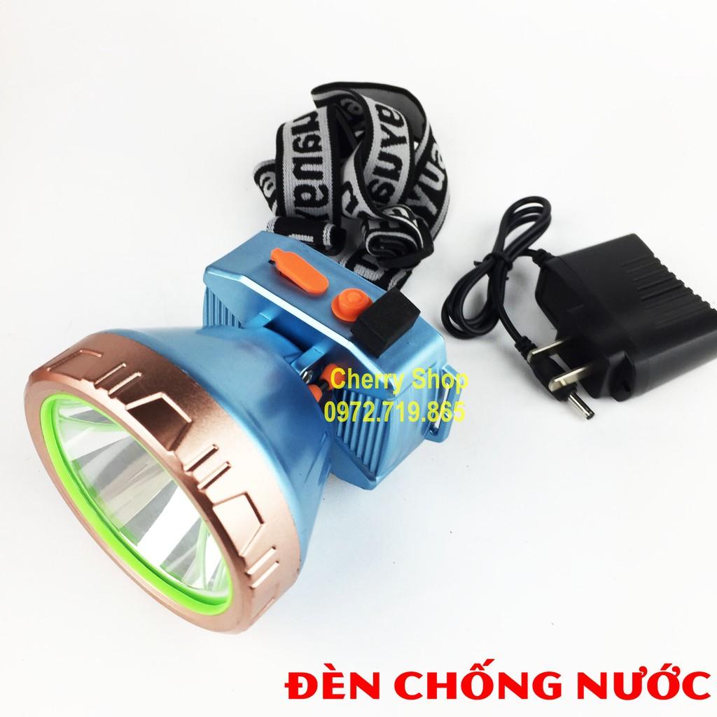 (HÀNG TỐT) Đèn đội đầu cao cấp chống nước kín nước siêu sáng Ánh sáng trắng và ánh sáng vàng ( có hỗ trợ kỹ thuật )