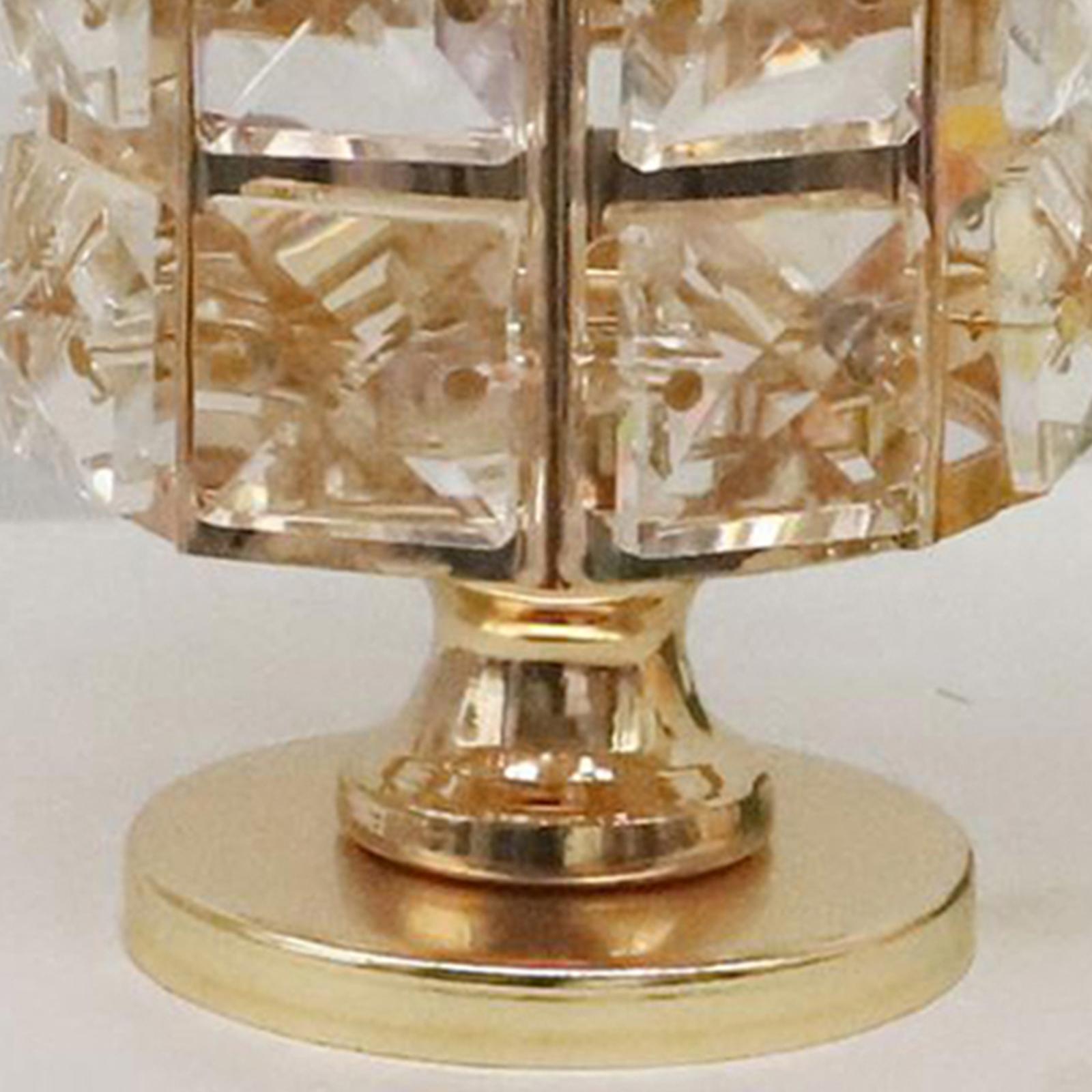 3x Crystal Tealight Candle Holder Wedding Table Centerpiece