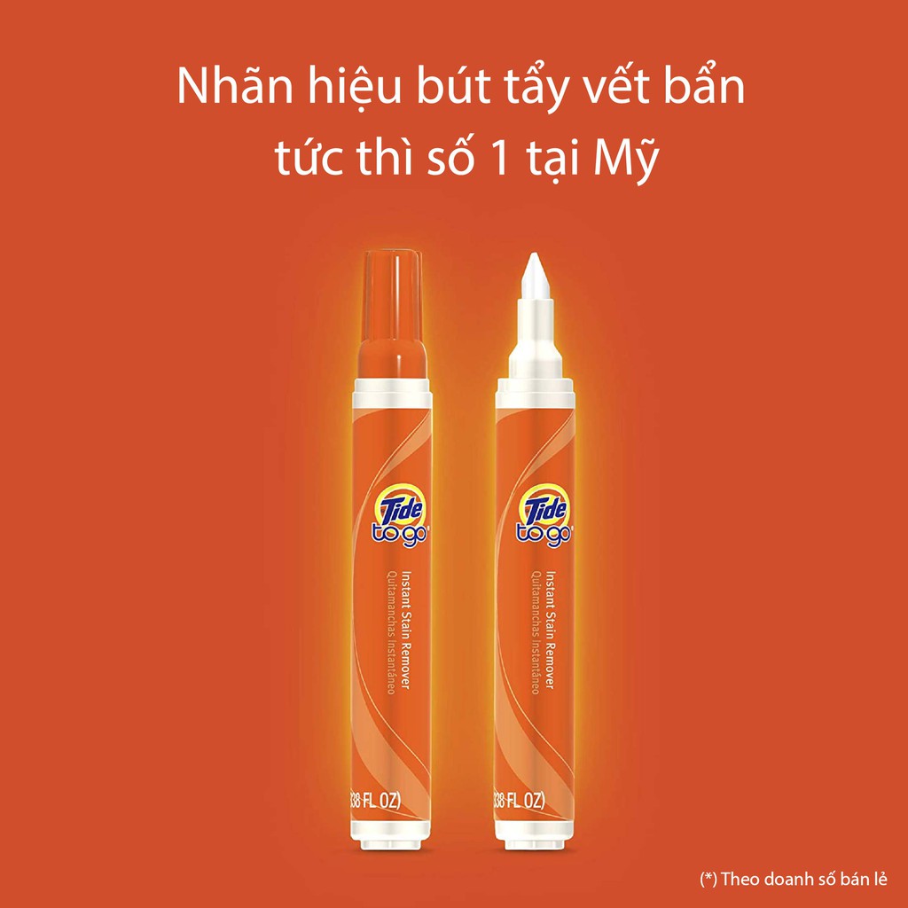 Bút Tẩy Vết Bẩn Siêu Sạch TIDE To Go - 10ml - Hàng MỸ