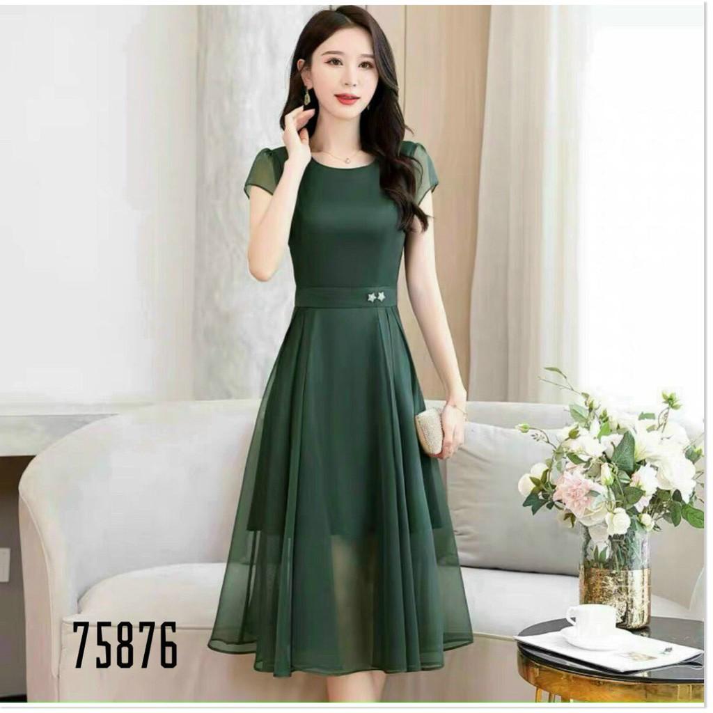 ĐẦM VOAN CHIFFON ,CHẤT LIỆU VÃI THOÁNG MÁT