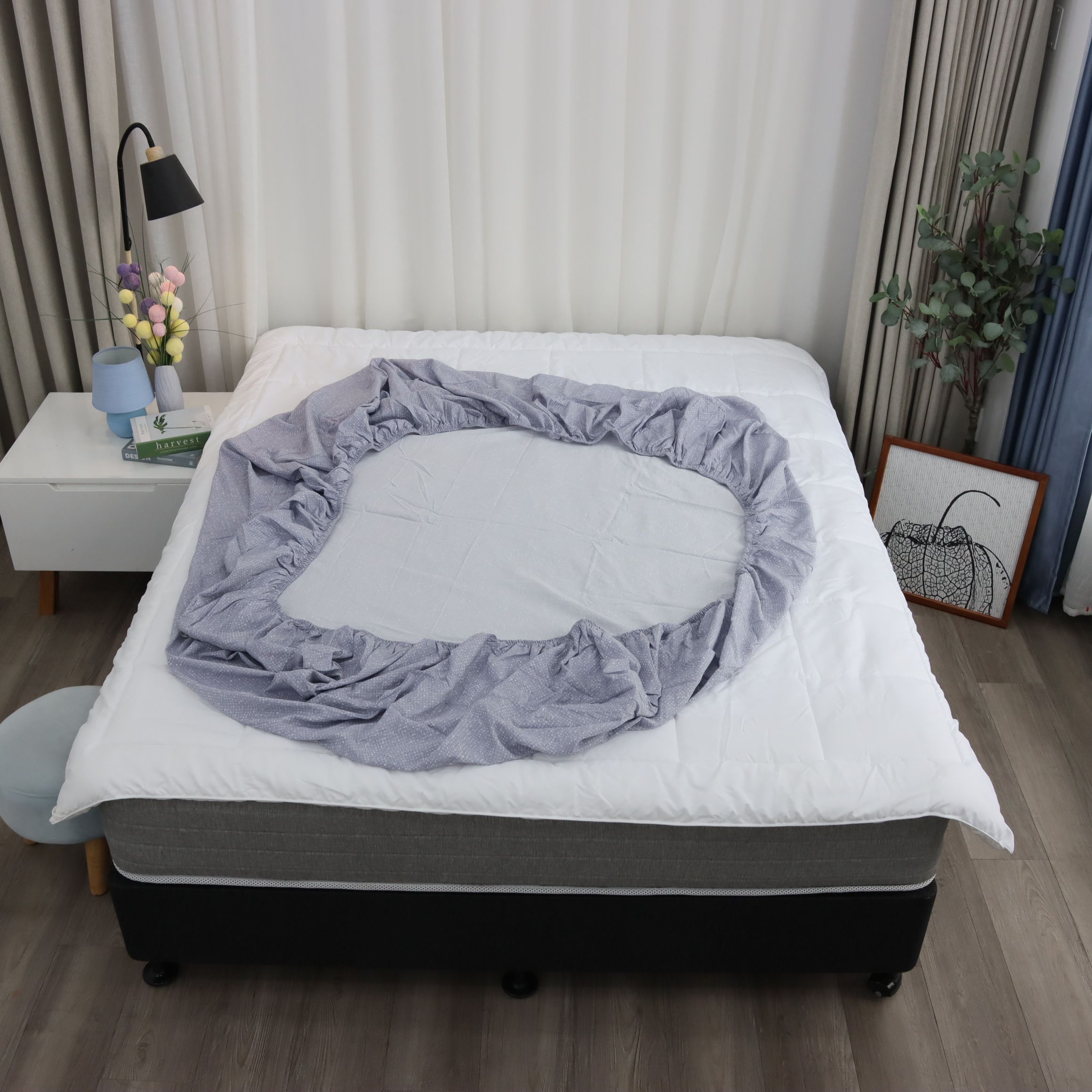 Bộ ga giường K-Bedding KMTP304 chất liệu Microtencel mềm mại, thoáng mát (KHÔNG BAO GỒM CHĂN)