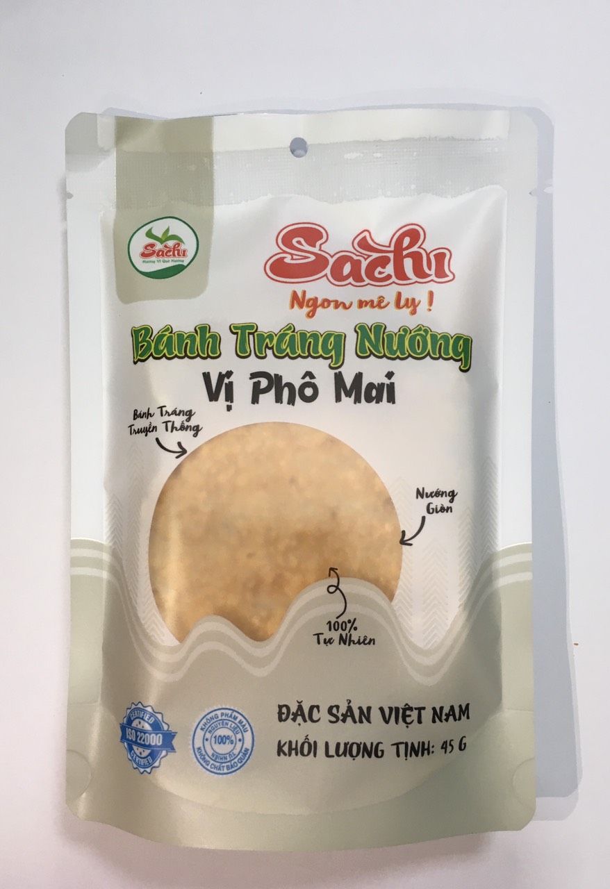 Bánh Tráng Nướng Tẩm Phô Mai Sachi 45gram