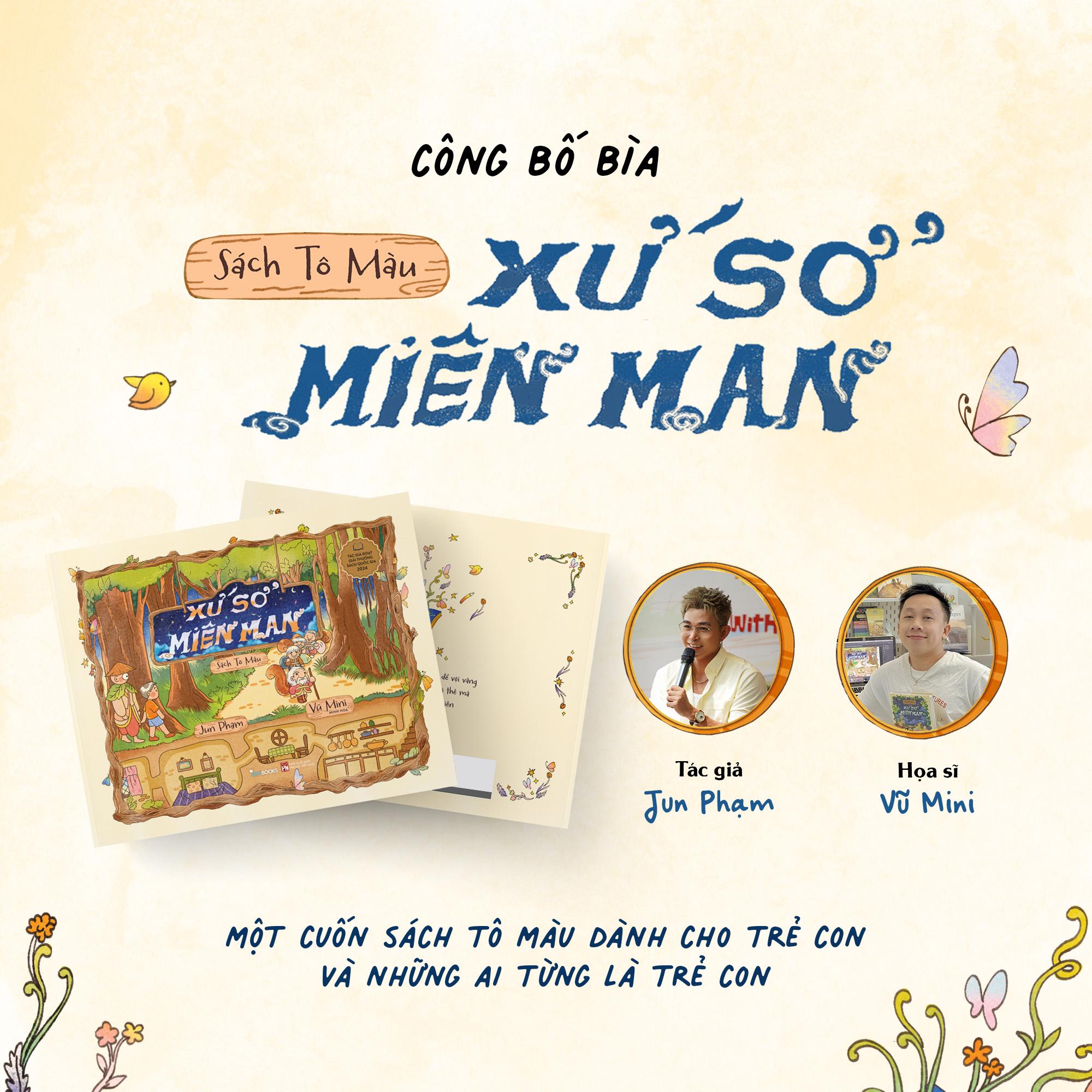 Sách Tô Màu - Xứ Sở Miên Man - Jun Phạm - Skybooks