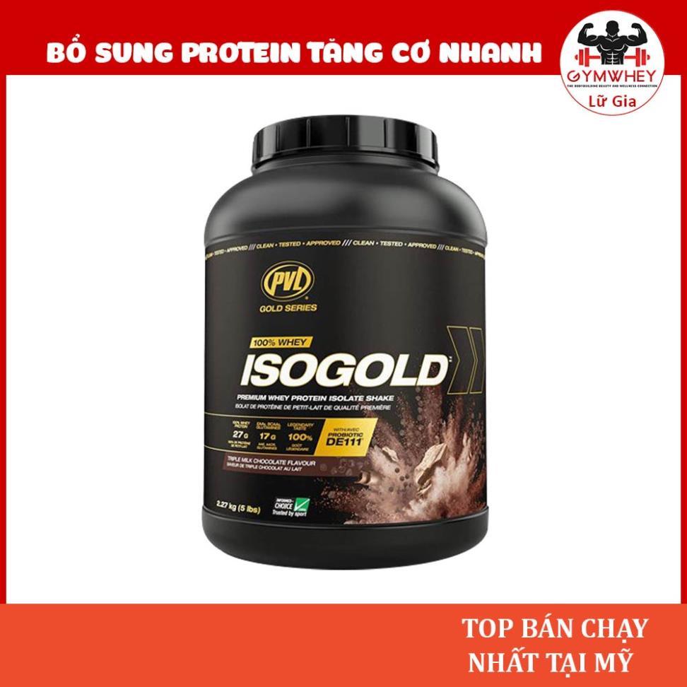PVL Iso Gold  Sữa Tăng Cơ Bắp Whey Cho Người Tập Thể Hình 5Lbs ( 2,3kg)