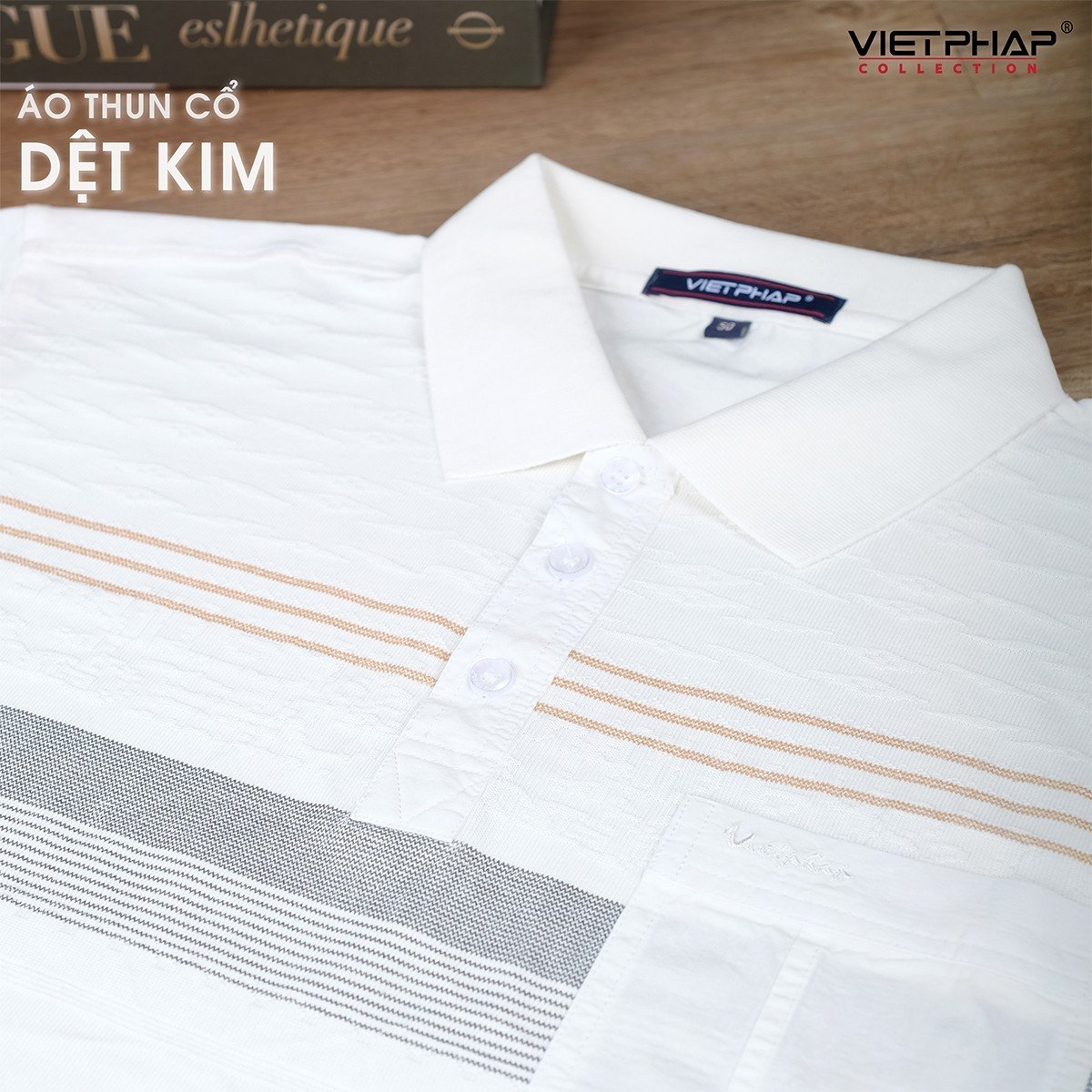 Áo Thun Dệt Kim Cao Cấp VIỆT PHÁP / Form Suông- Chất liệu cotton co dãn và thấm hút mồ hôi tốt 329
