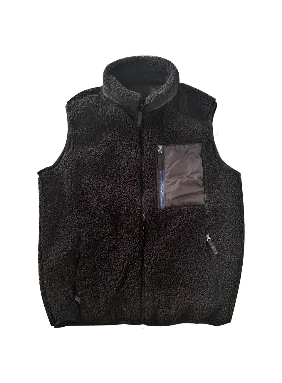 Khoác lông cừu Vest Sherpa Pocket Jacket xuất Hàn dành cho Nam. Chất vải dày dặn , chắc chắn