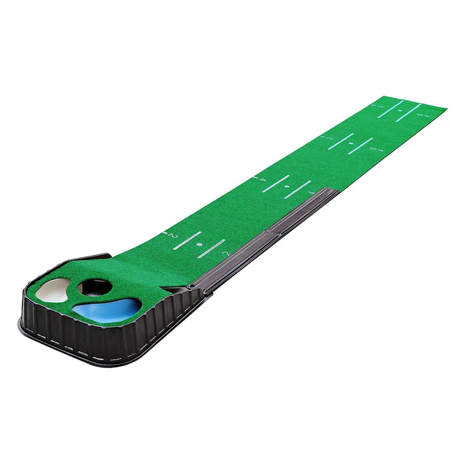 Golf Putting Mat, Golf Hitting Mat Blanket, Exerciser Training Equipment Golf Putter Trainer Golf Practice Mat for Office Home Backyard