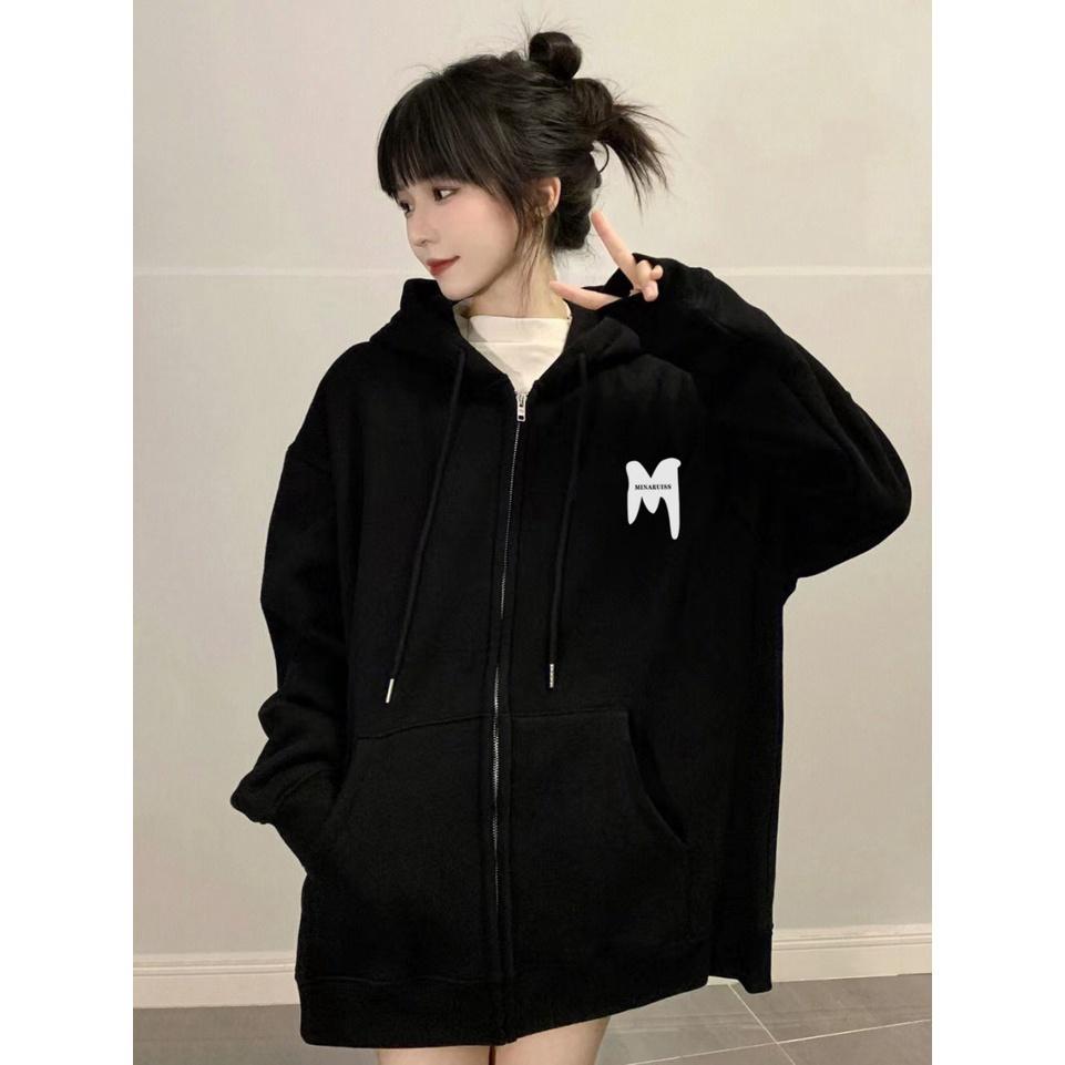 Áo hoodie nam nữ sweater thun nỉ ngoại unisex from rộng siêu dày dặn in M phong cách lạ bao đẹp hàng mới