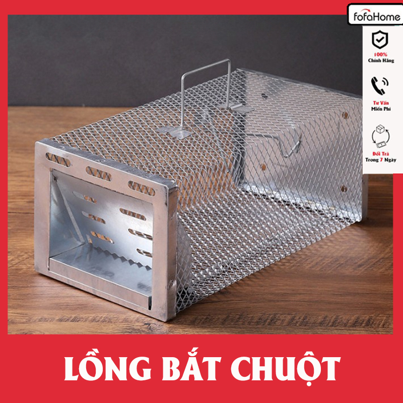 Lồng Bẫy Chuột Bắt Chuột Nhỏ Chuột To Siêu Nhạy Bẫy Chuột Thông Minh