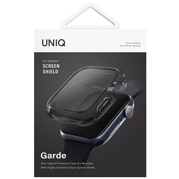 Ốp dành Cho Apple Watch Series 7 UNIQ Garde Hybrid Chính Hãng Bảo Vệ Màn Hình Chống Xước
