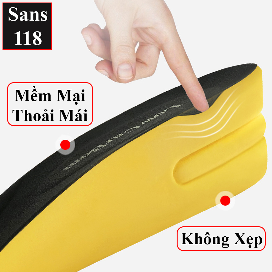 Giày tây nam tăng chiều cao 10cm Sans118 giầy da bóng đế độn nâng gót chú rể mặc vest âu công sở cao cấp size nhỏ bé 37