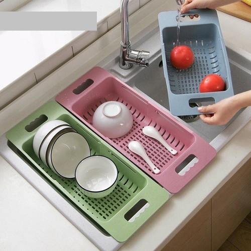 Rổ Gác Bồn Rửa Bát Gấp Gọn Đa Năng NHỰA NO 5613 Kệ Đựng Đồ Rửa Chén Gác Bồn Đa Năng