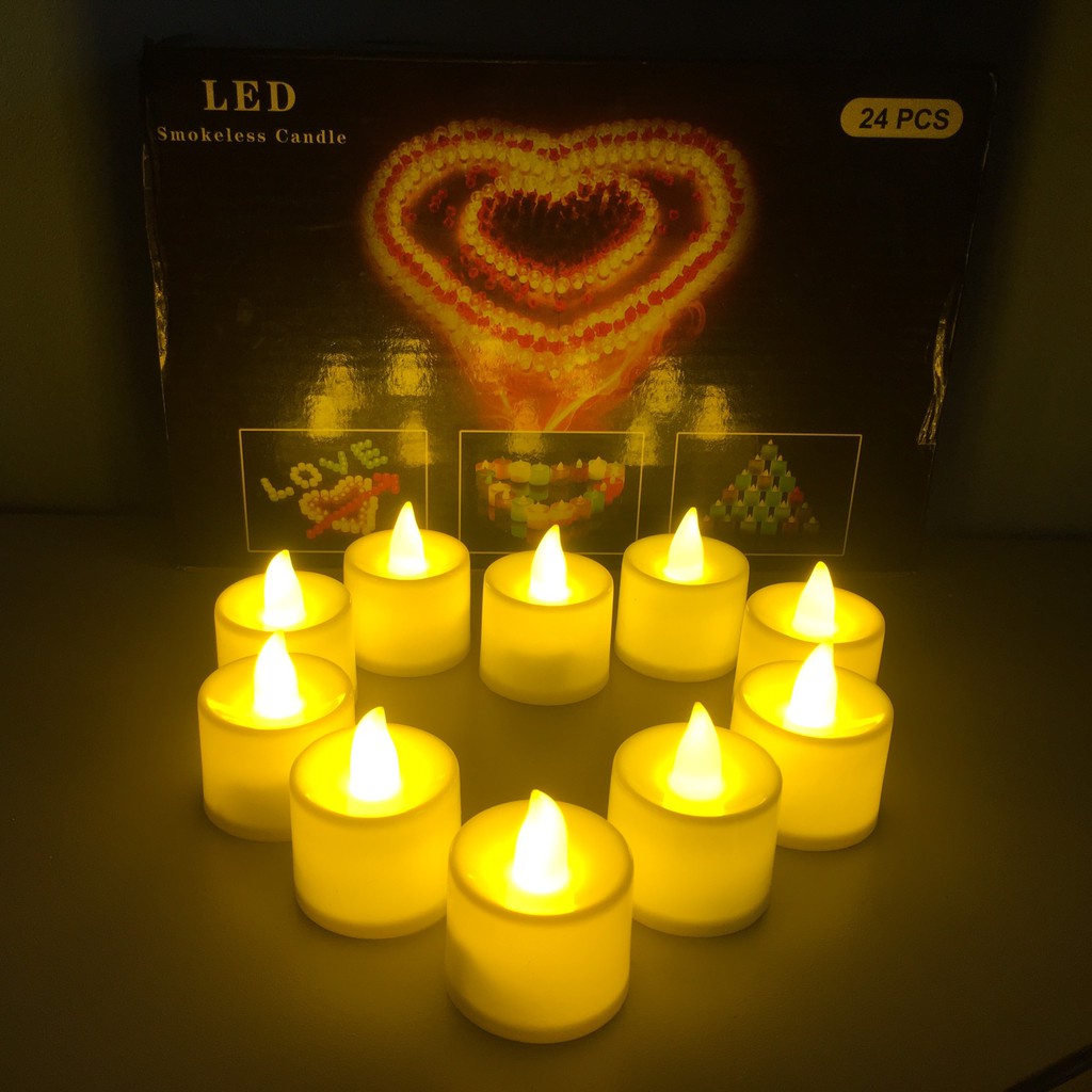 Nến điện tử LED mini decor, trang trí nhà cửa, giáng sinh