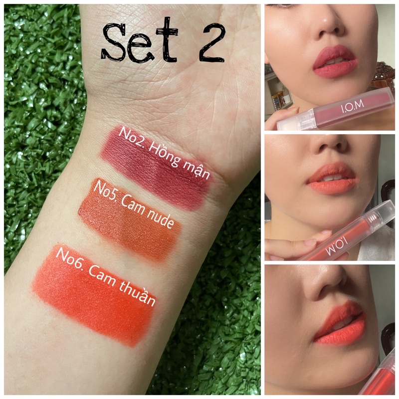 Set 3 Son Môi M.O.I Nhung Lì Sgirl SUMMER EDITION Hồ Ngọc Hà (Chính Hãng)