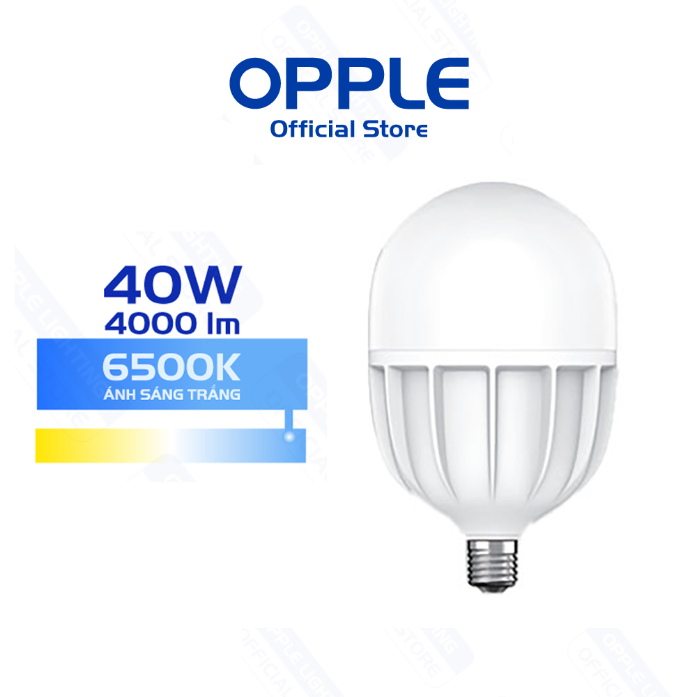 Bóng OPPLE LED Bulb Trụ Eco Save E27 - Hiệu suất sáng cao 100lm/W, tuổi thọ lên đến 20.000 giờ