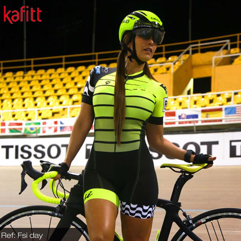 Kafitt Nữ Đi Xe Đạp Quần Áo Ngoài Trời Đội Du Lịch Jersey Bộ Ngoài Đường Xe Đạp Có Thể Tùy Chỉnh Áo Liền Quần Đặc Biệt Color: kafitt20-43-13 Size: XS