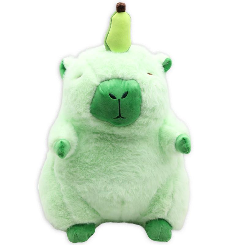 Thú Bông Capybara Đội Trái Bơ 30 cm - Nuan Nuan DL24-003