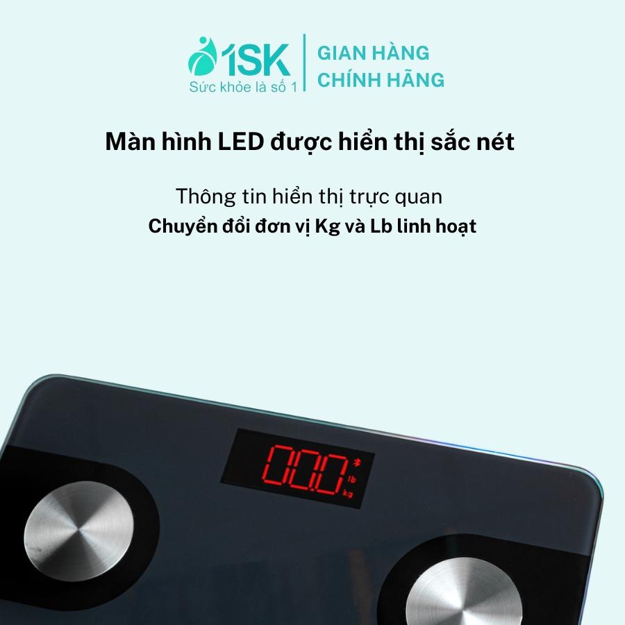 Cân điện tử 1SK CF398BLE cân sức khỏe thông minh