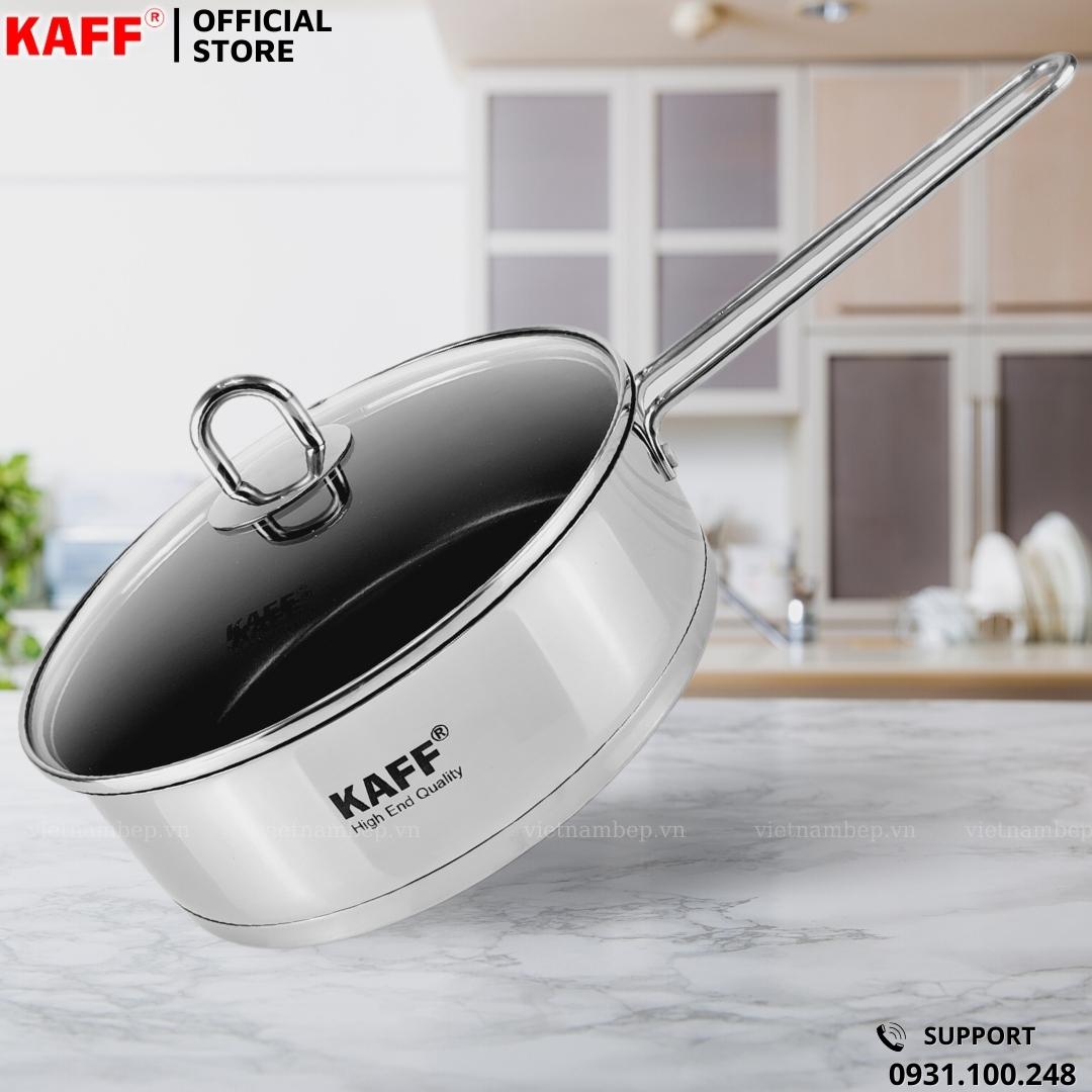 Bộ nồi chảo inox cao cấp  KAFF KF-ST09304 - Combo2- Hàng chính hãng