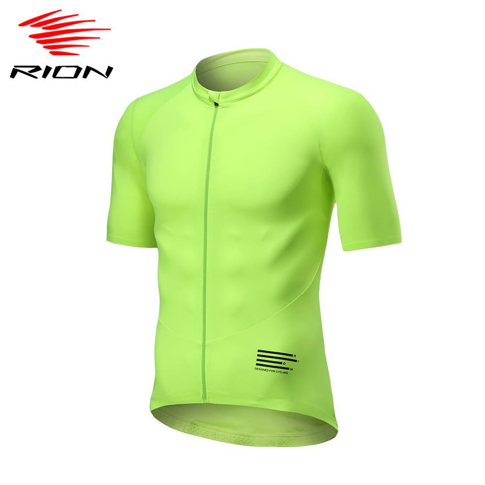 RION Nam Đi Xe Đạp Áo Sơ Mi Mùa Hè Xe Đạp MTB Quần Áo Đội Đua Cảo Tháo Áo Xe Đạp Đường Bộ Nữ Tay Ngắn Maillot Quần Áo Đồng Nhất Color: Black Size: XL