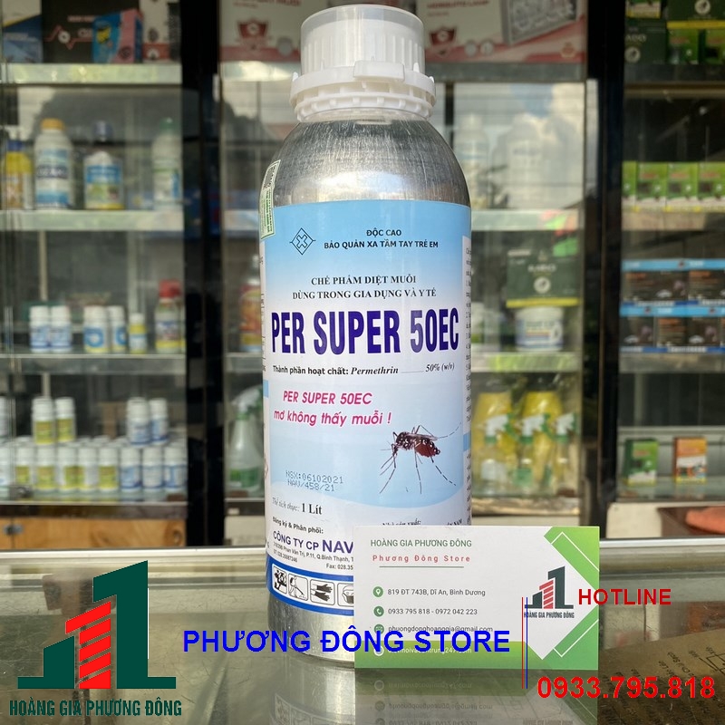 Thuốc diệt muỗi và côn trùng PER SUPER 50EC (chai Al)