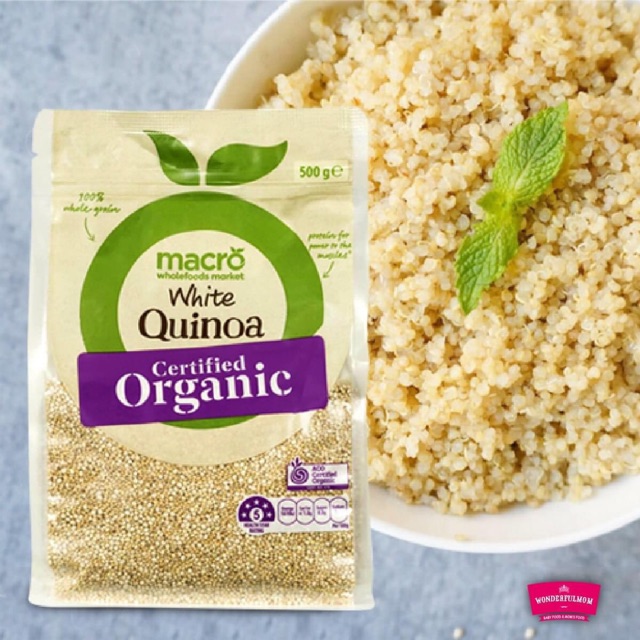 Hạt Quinoa Macro Organic Quinoa Tri Colour Úc giàu dinh dưỡng giúp giảm cholesterol, kiểm soát đường huyết, tốt cho tim mạch - QuaTangMe Extaste