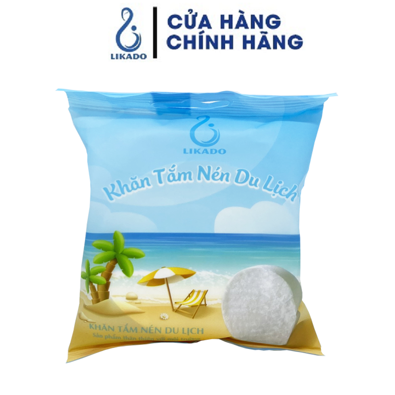 Khăn tắm nén du lịch likado kích thước