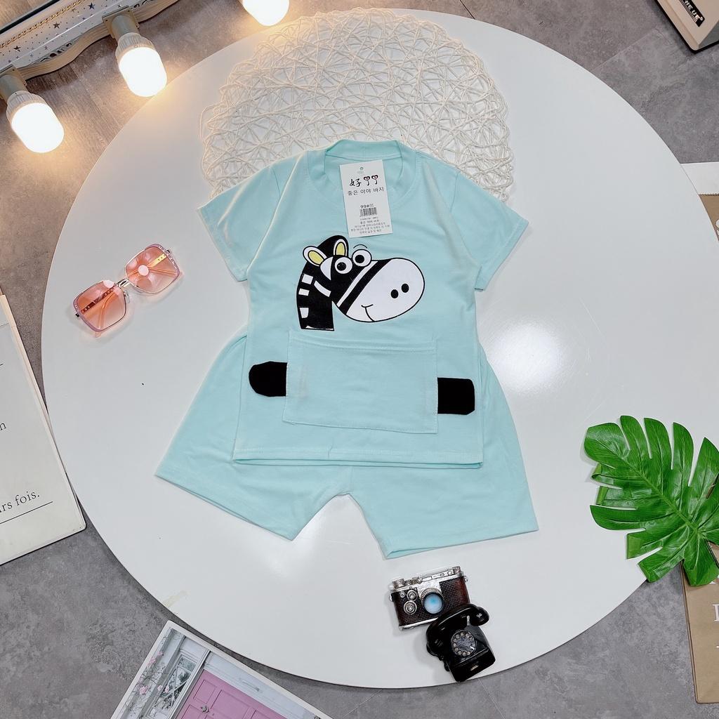 Bộ cotton bé trai 8-18kg