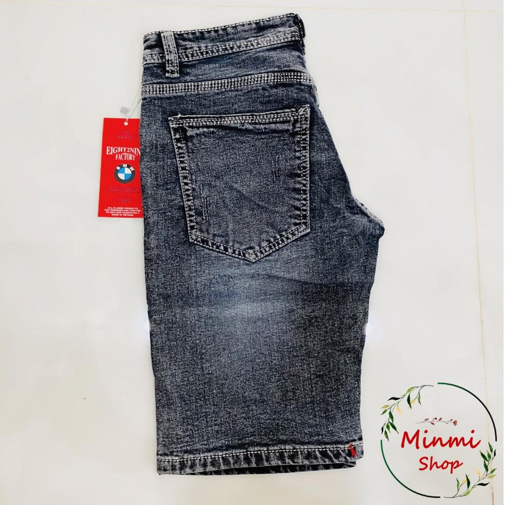 Quần Short Jean Nam Xuất Khẩu Quần Sọt Rin Jean Nam