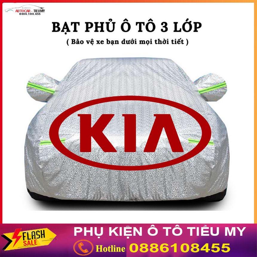 Bạt Phủ Xe Ô Tô KIA Morning, Soluto, Cerato, Seltos, K3, Rondo, Optima, Sorento, Sedona, có phản quang