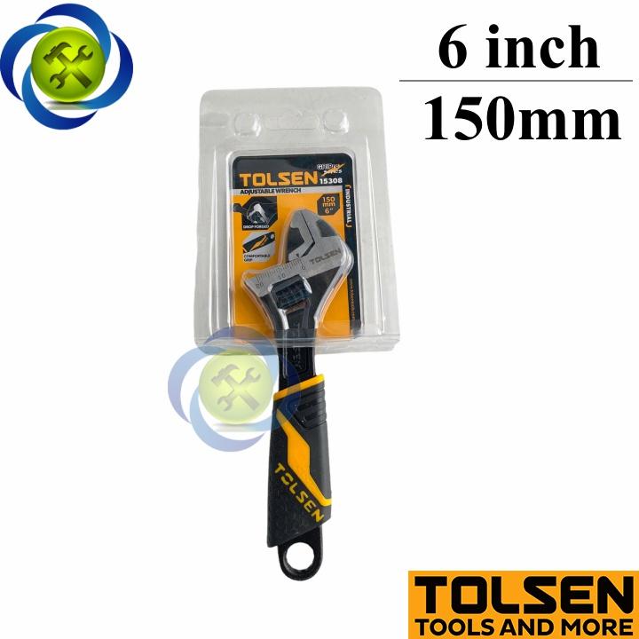 Mỏ lết mini Tolsen 15308 dài 150mm cán nhựa